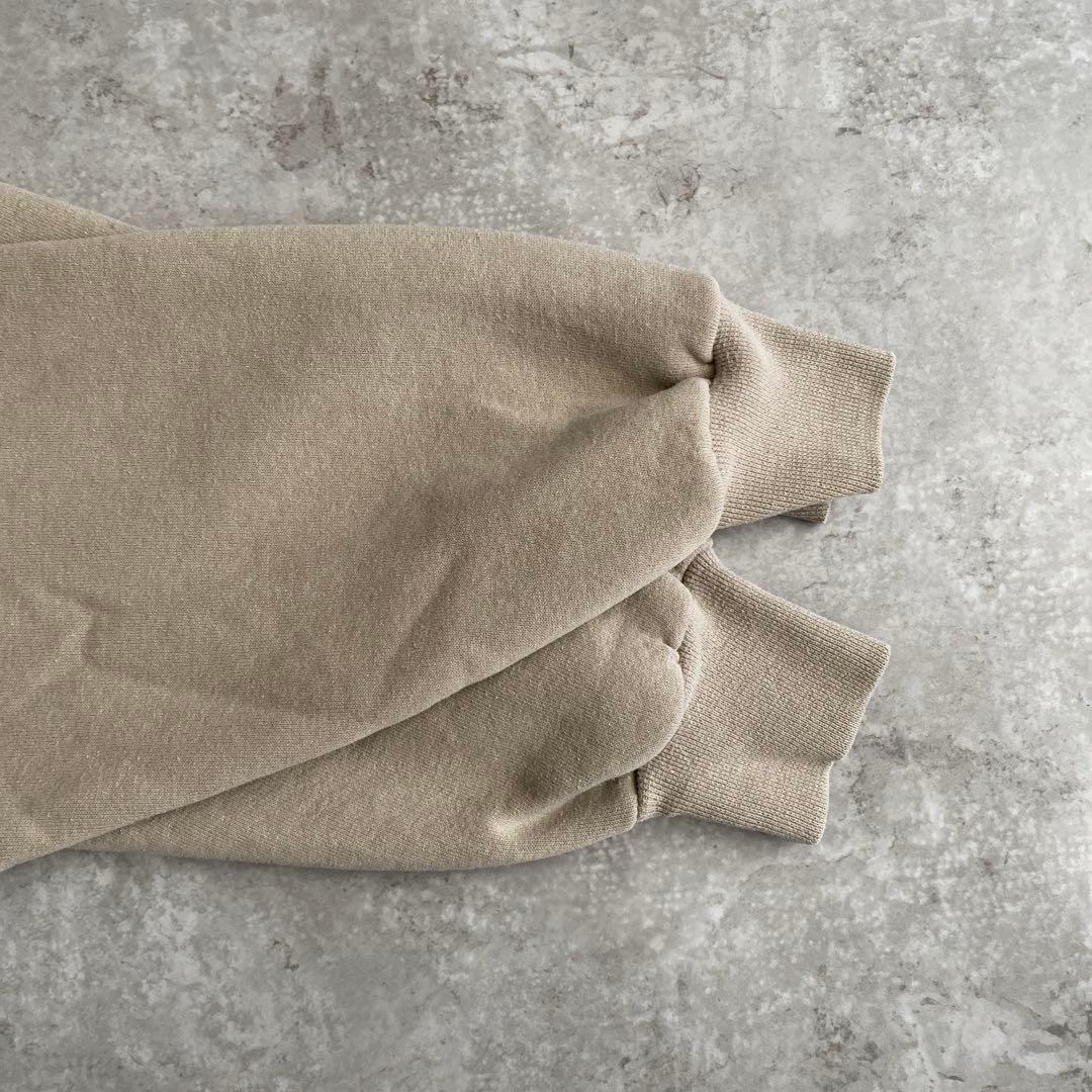 レアカラー神サイズ90sラッセル無地スウェットUSA製XLサンドベージュ