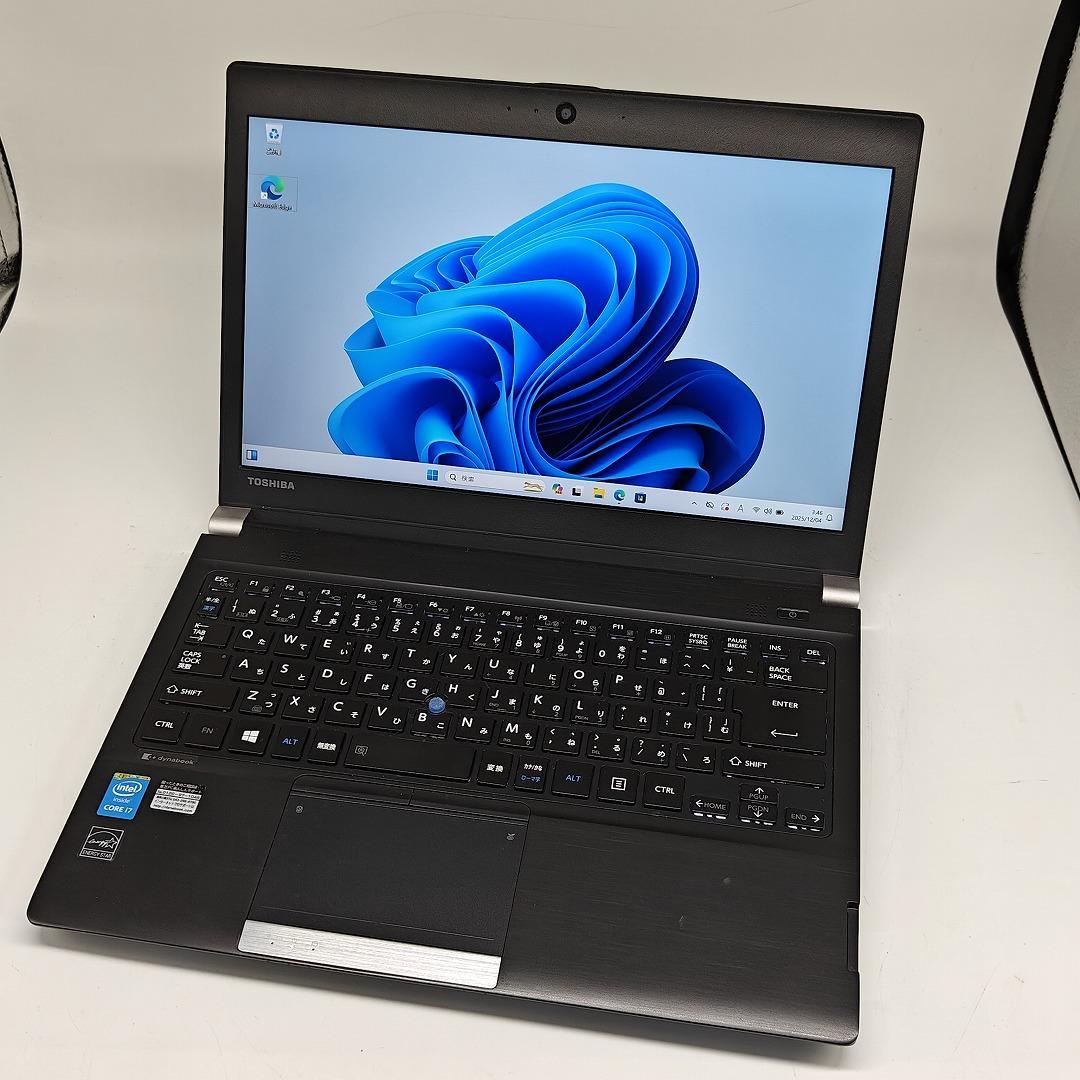 【東芝】R83 高性能i7 新品SSD256GB 8G ブラック ノートPC