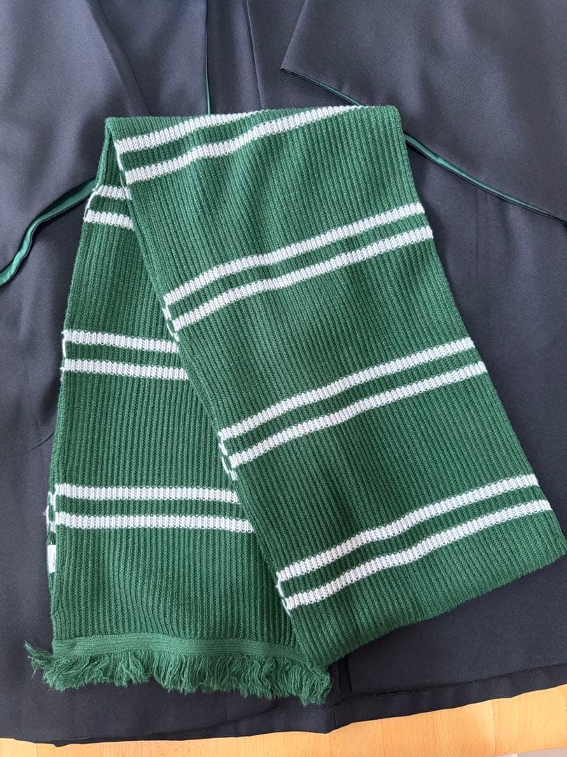 【正規品】ハリー・ポッター スリザリンローブ・マフラーセット　Sサイズ