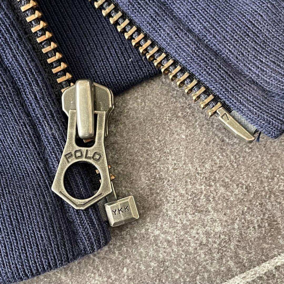 Polo Ralph lauren ラルフローレン ZIP パーカー 紺 L