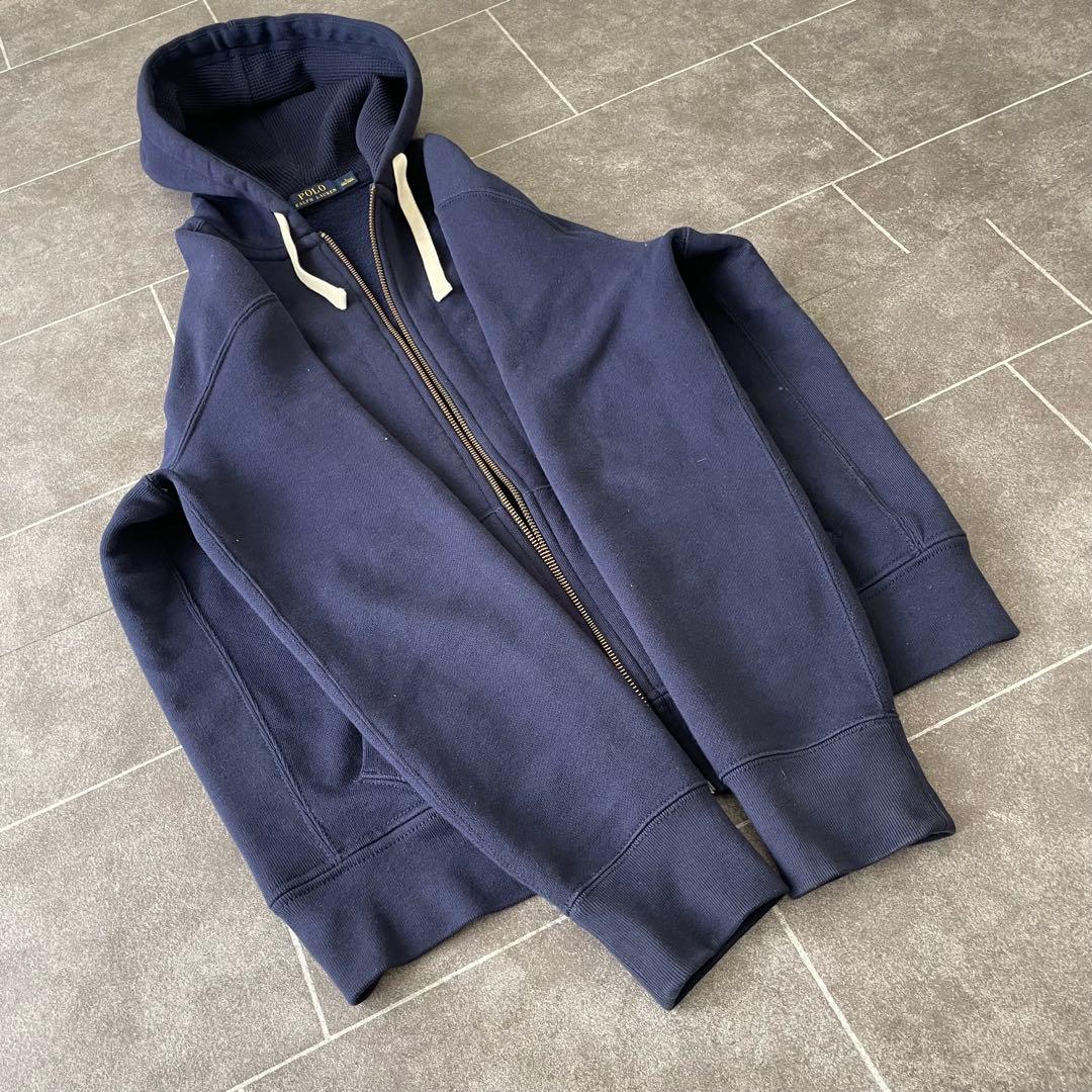 Polo Ralph lauren ラルフローレン ZIP パーカー 紺 L