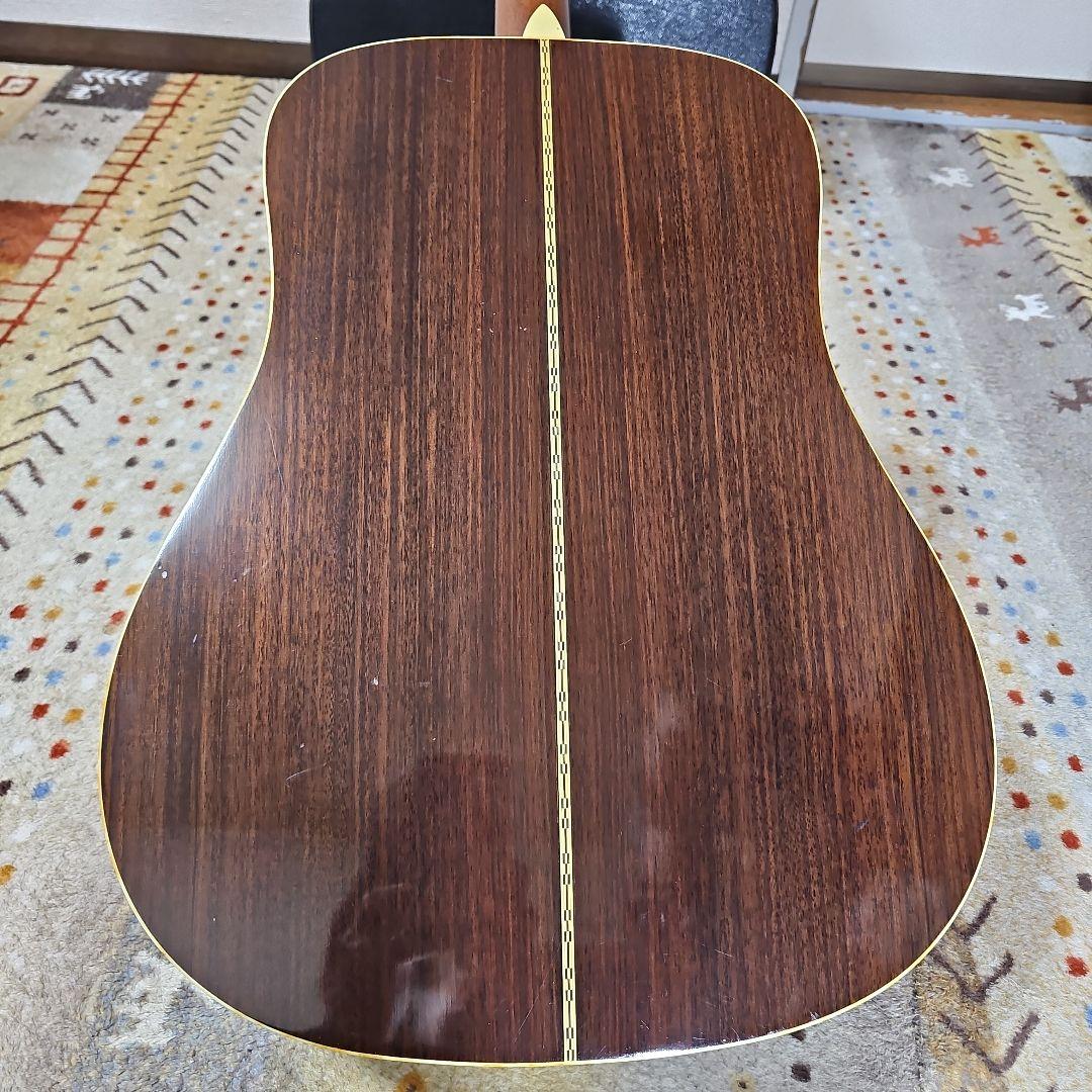 Aria.DreadnoughtAD-50トップ、バック単板! ハードケース付き