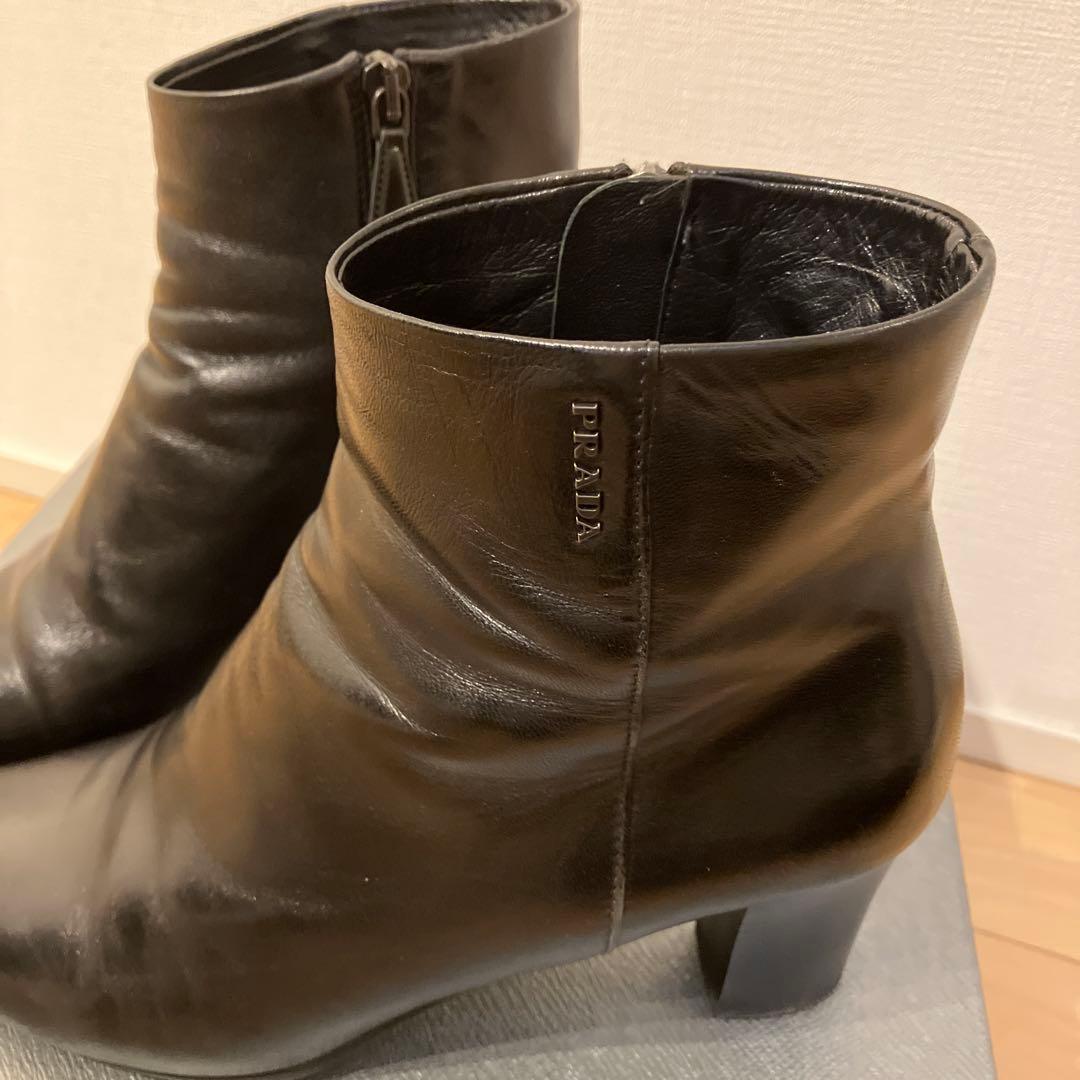 プラダ　ショートブーツ　38.5
