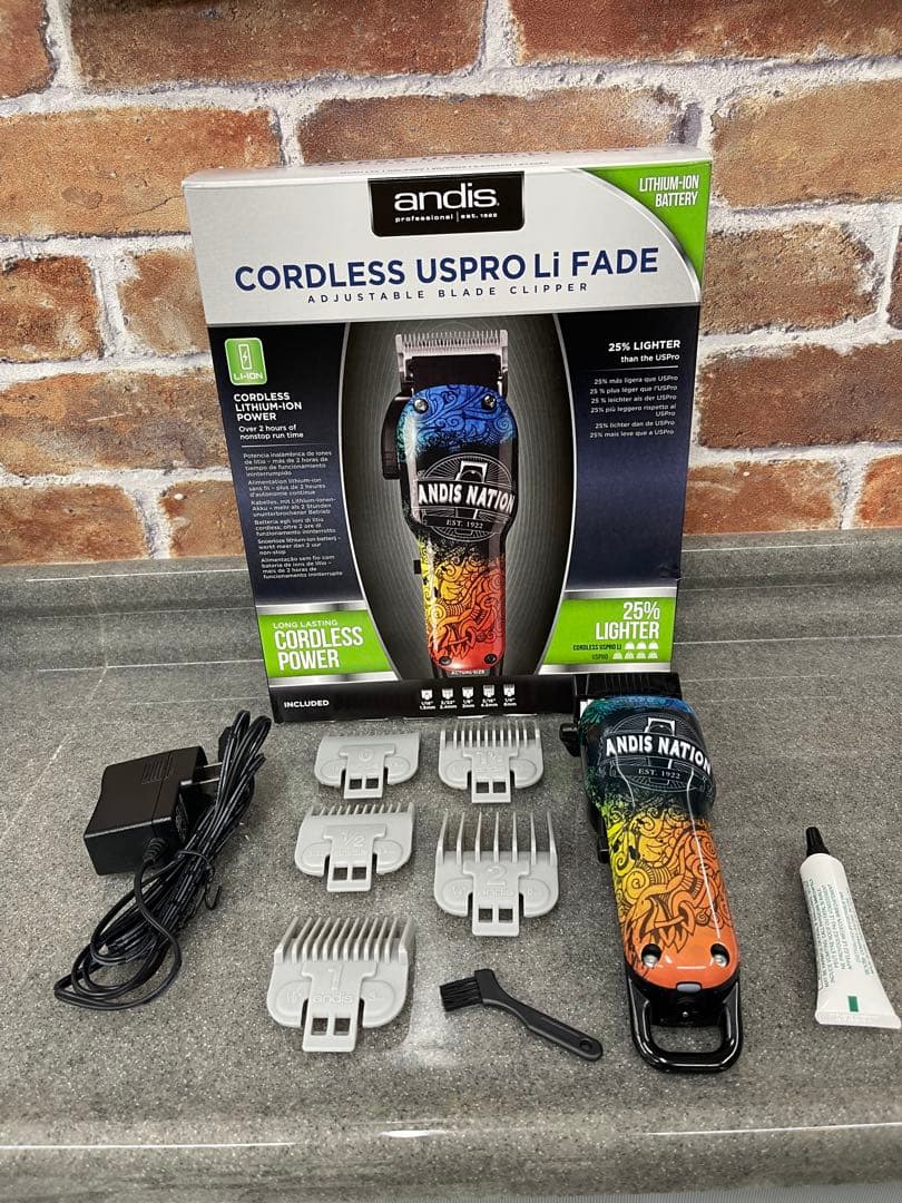Andis コードレス US PRO Li Fade 業務用バリカン 数回使用