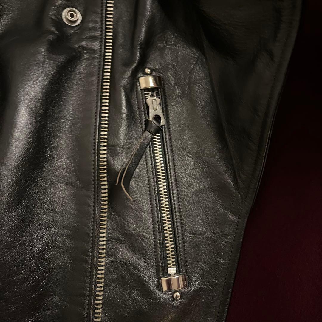 美品 フリーホイーラーズ ラブレア 希少サイズ44 馬革 レザー ルードブラック