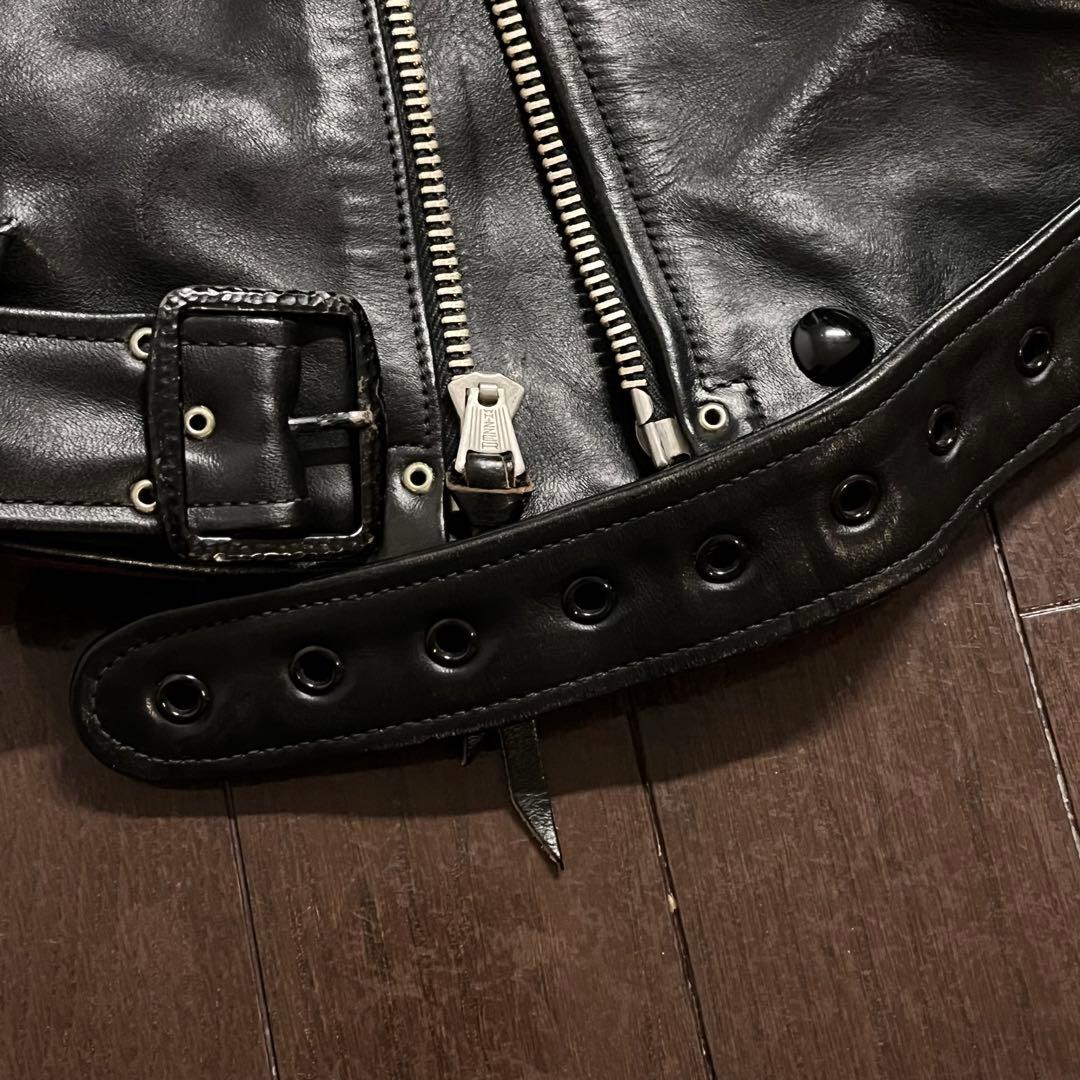 美品 フリーホイーラーズ ラブレア 希少サイズ44 馬革 レザー ルードブラック