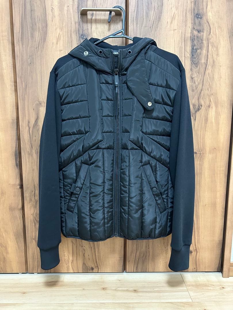 DIESEL フード付きキルティングジャケット