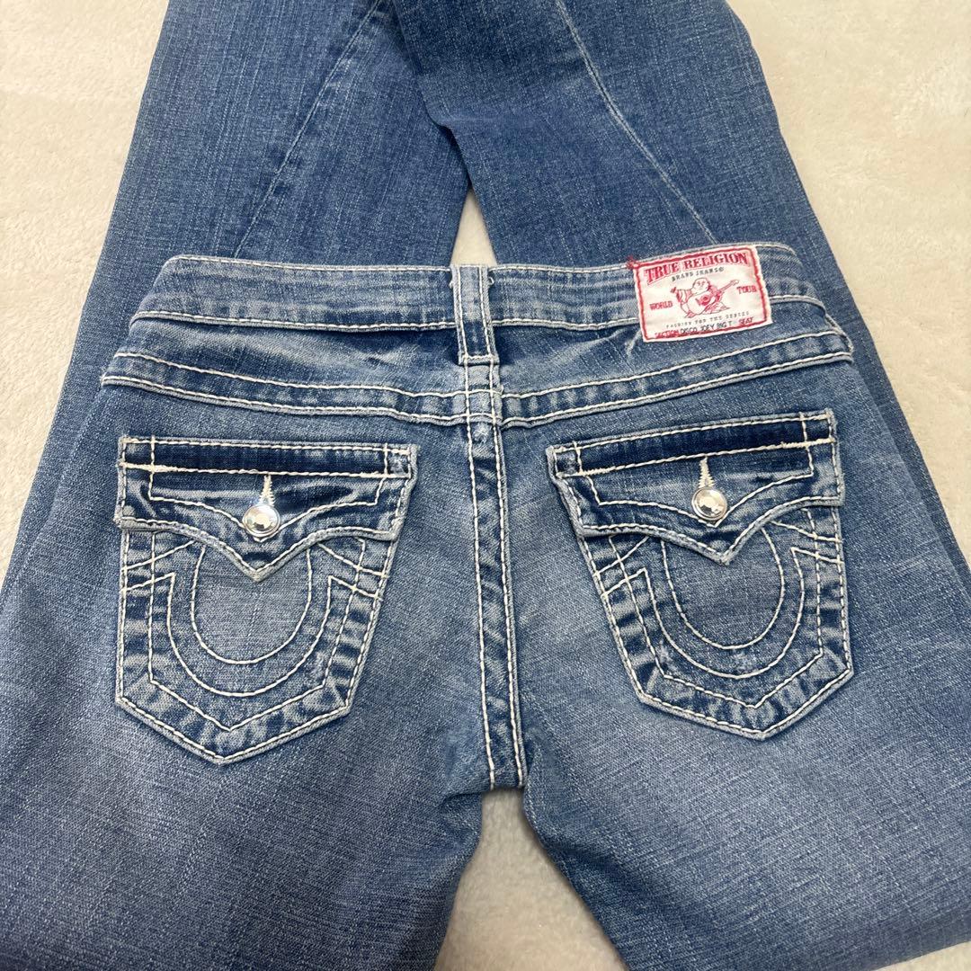 Truereligion フレア ローライズ スワロフスキーy2k 海外ガール