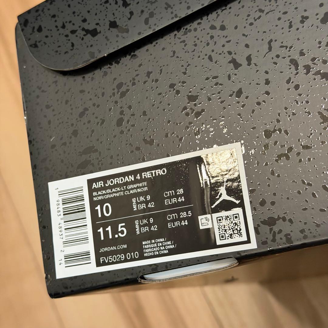 靴 Nike Air Jordan 4 Retro OG Black Cat