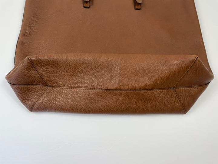 GUCCI グッチ 大判レザートートバッグ シボ革