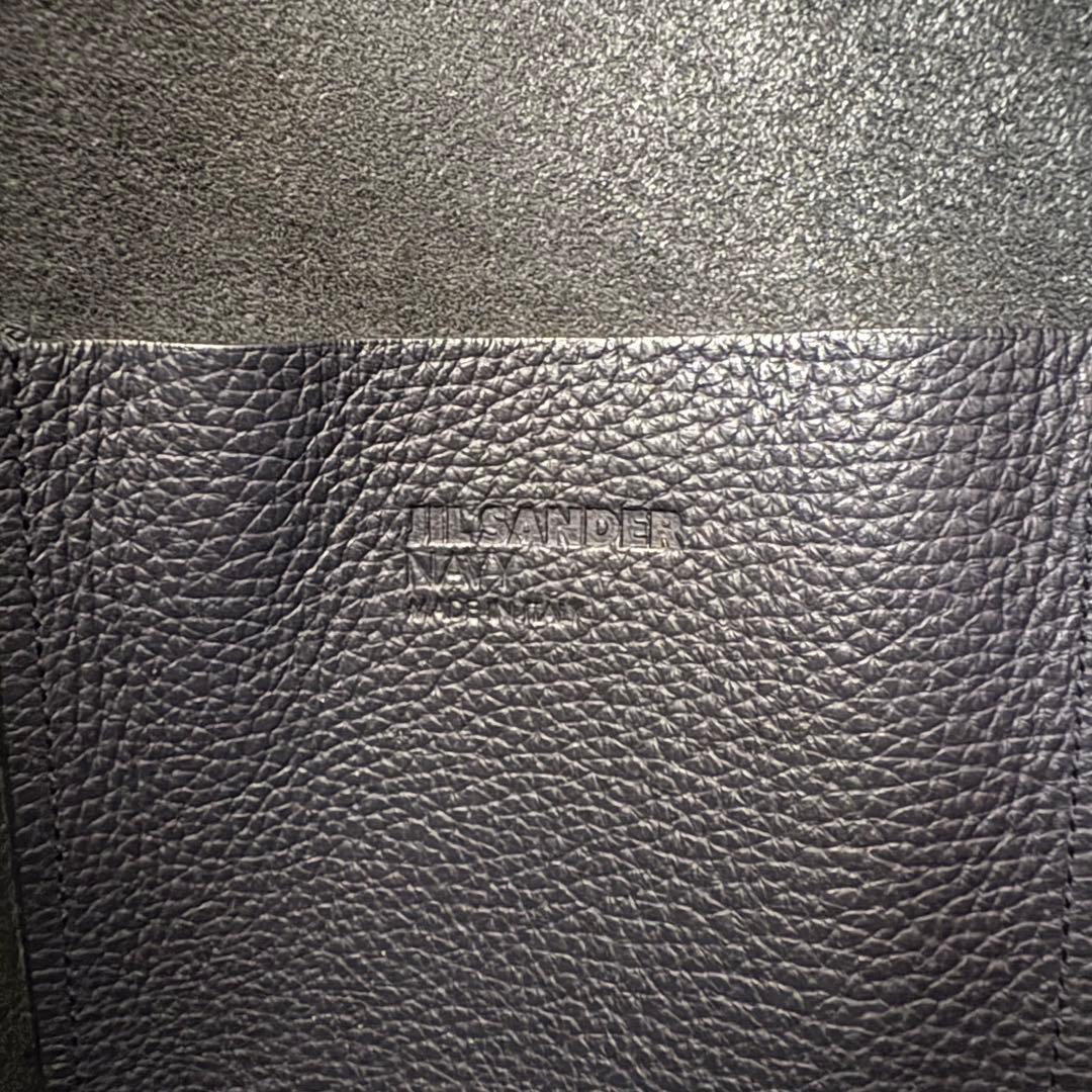 極美品　JIL SANDER ジルサンダー　トートバッグ　ユニセックス　ネイビー