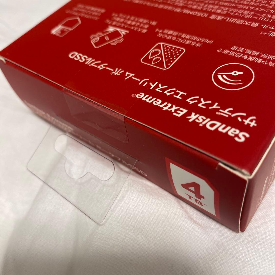 SanDisk Extreme ポータブルSSD 4TB