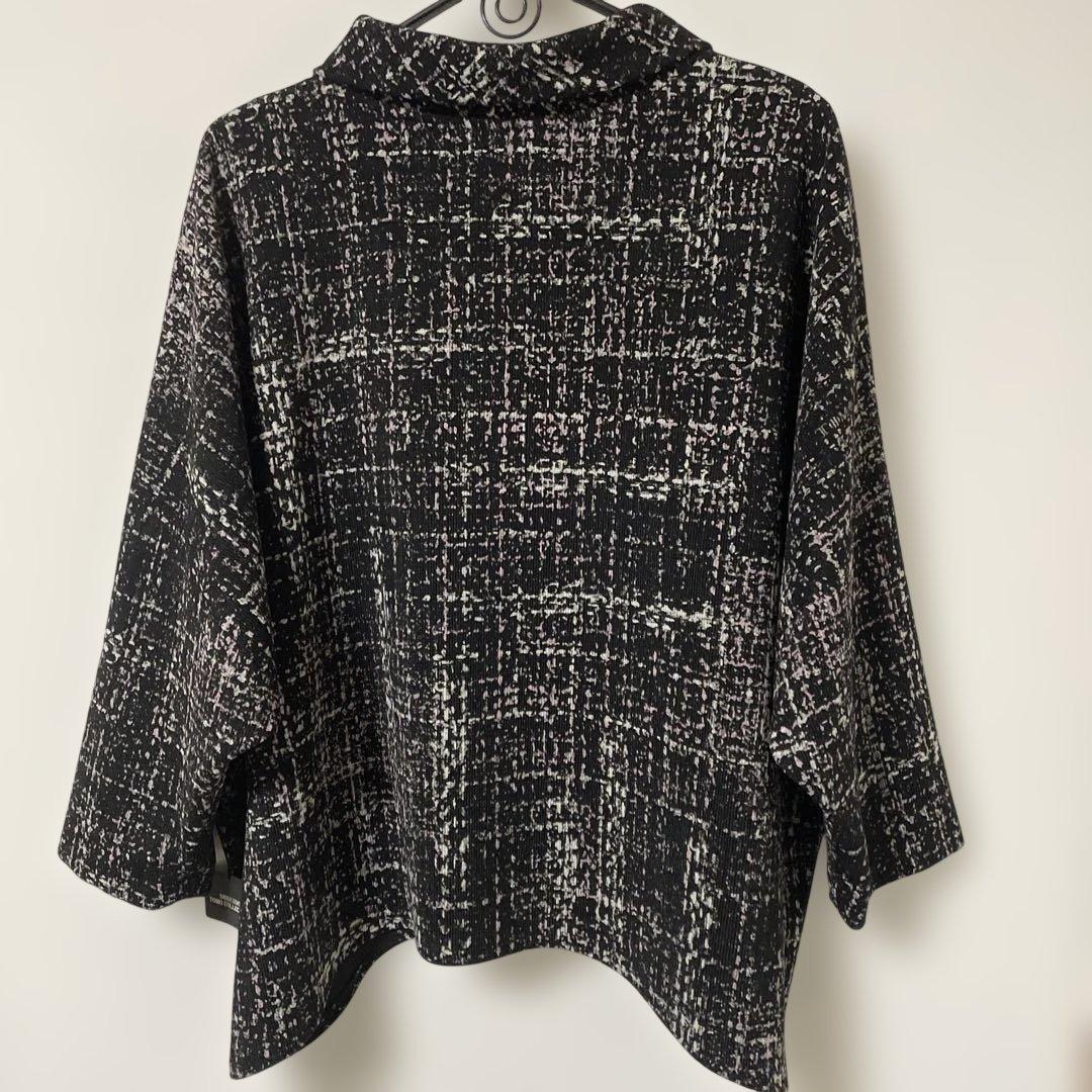 新品タグ付き　詩仙堂　トモコレクション 黒と白とピンクのパターン