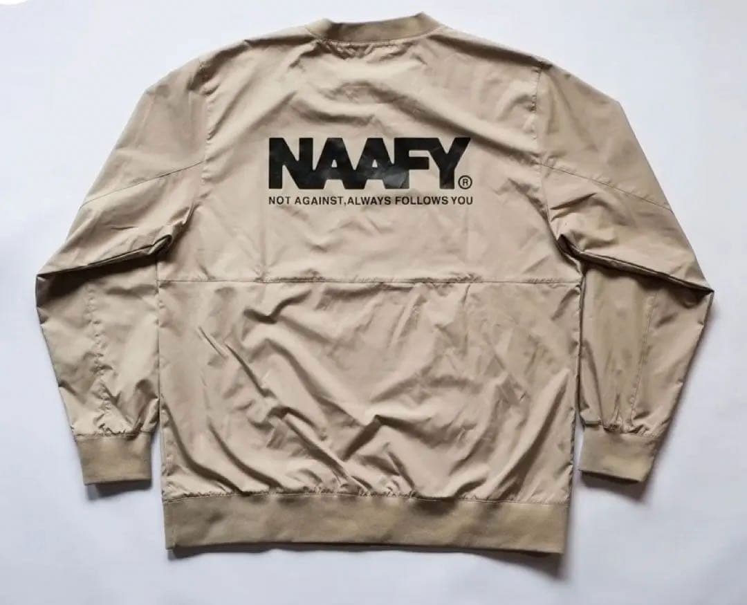 【美品】NAAFY ナーフィー　ピステ　プルオーバー　Lサイズ　ゴルフウェア