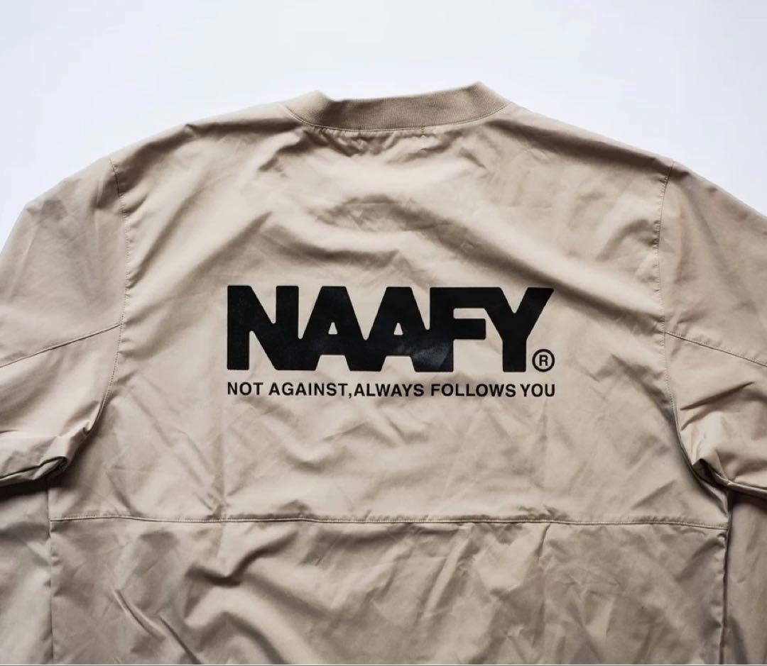 【美品】NAAFY ナーフィー　ピステ　プルオーバー　Lサイズ　ゴルフウェア