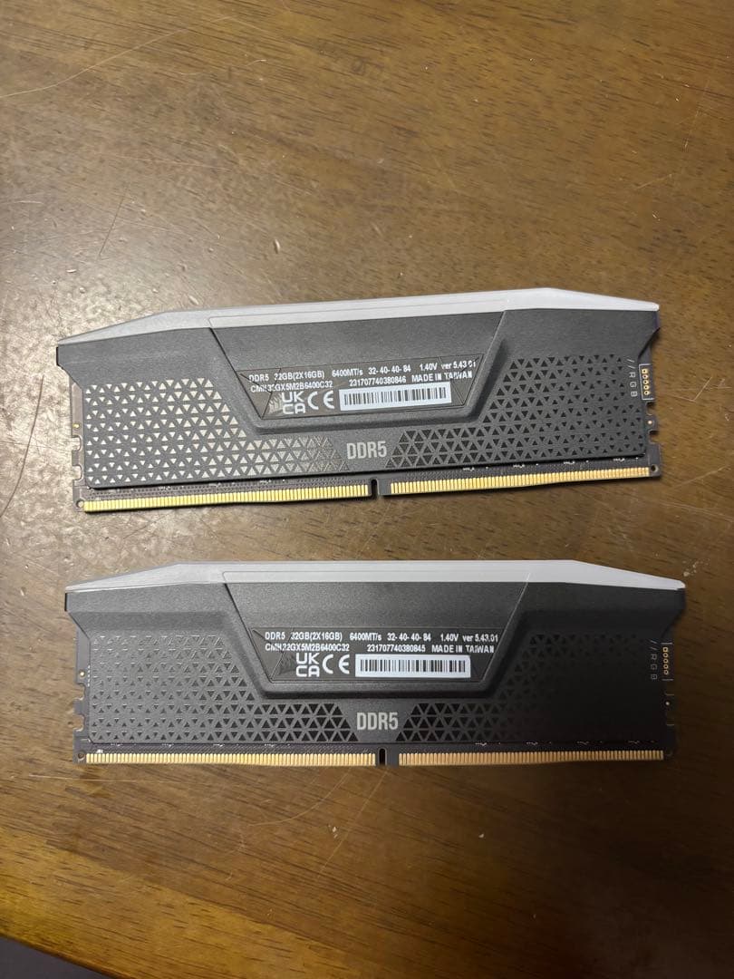 DDR5 32GB(16GB×2) 5200MHz CORSAIR