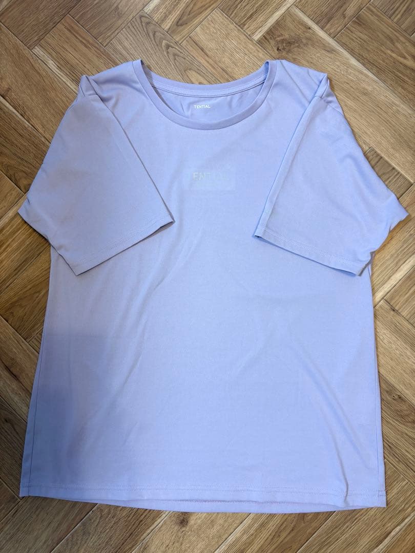 【トップスのみ】BAKUNE Dry レディース　半袖　Mサイズ　ラベンダー