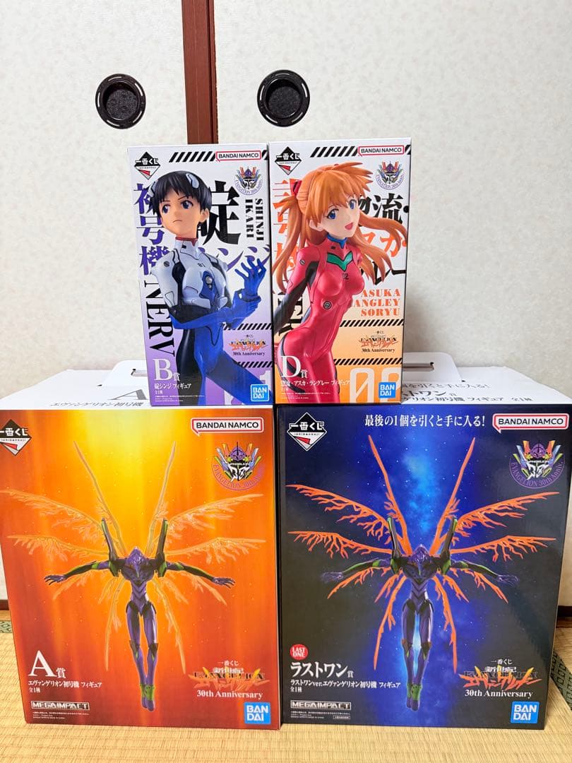エヴァンゲリオン一番くじA賞B賞D賞ラストワン賞他セット