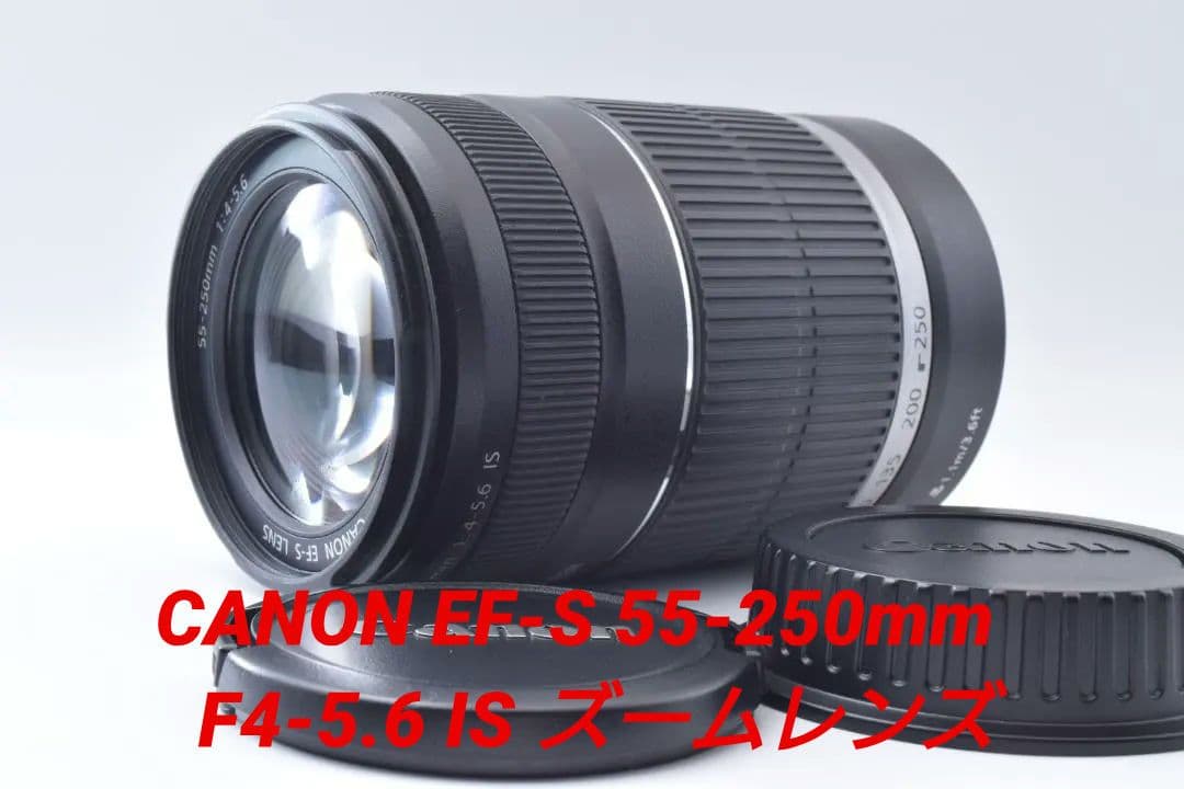 #31c Canon EF-S 55-250mm F4-5.6 IS レンズ