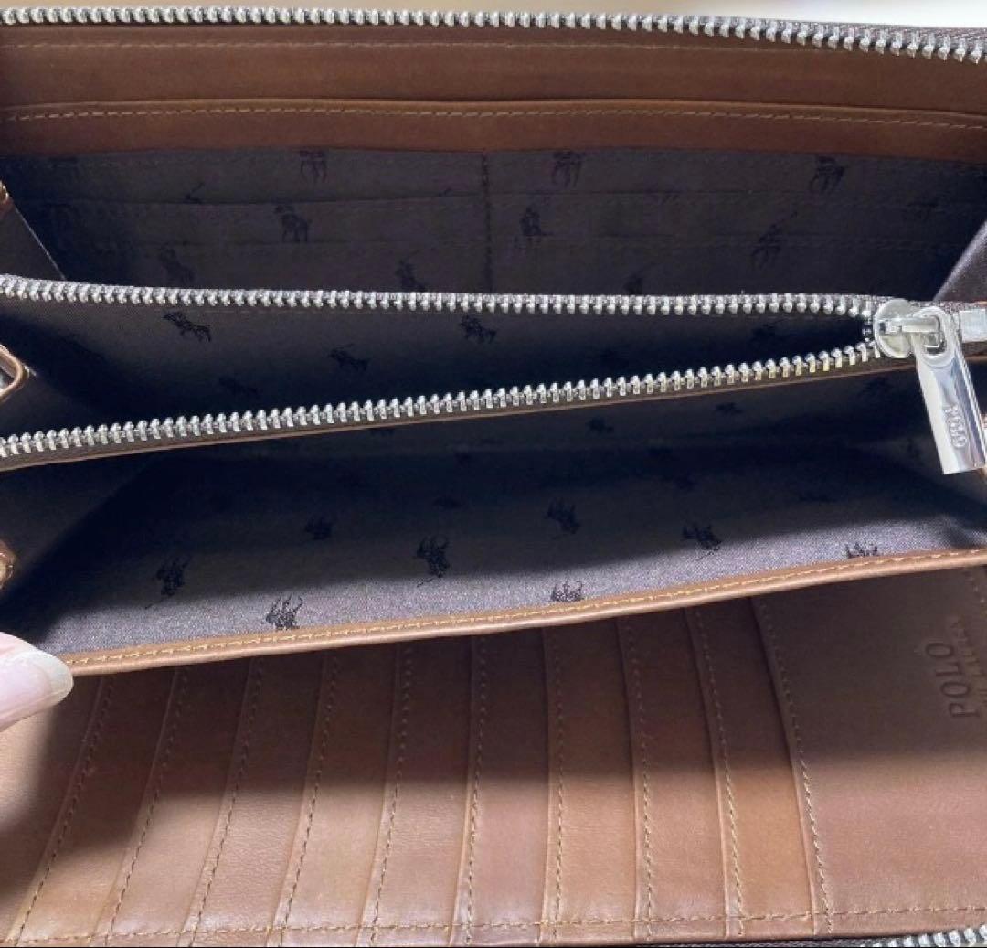 新品POLO RALPH LAUREN 大きい長財布通帳入にもポロラルフローレン