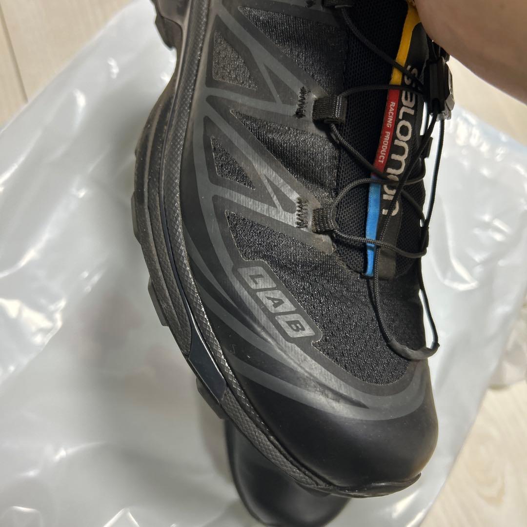 S*a様 Salomon ブラック スニーカー 27.5センチ