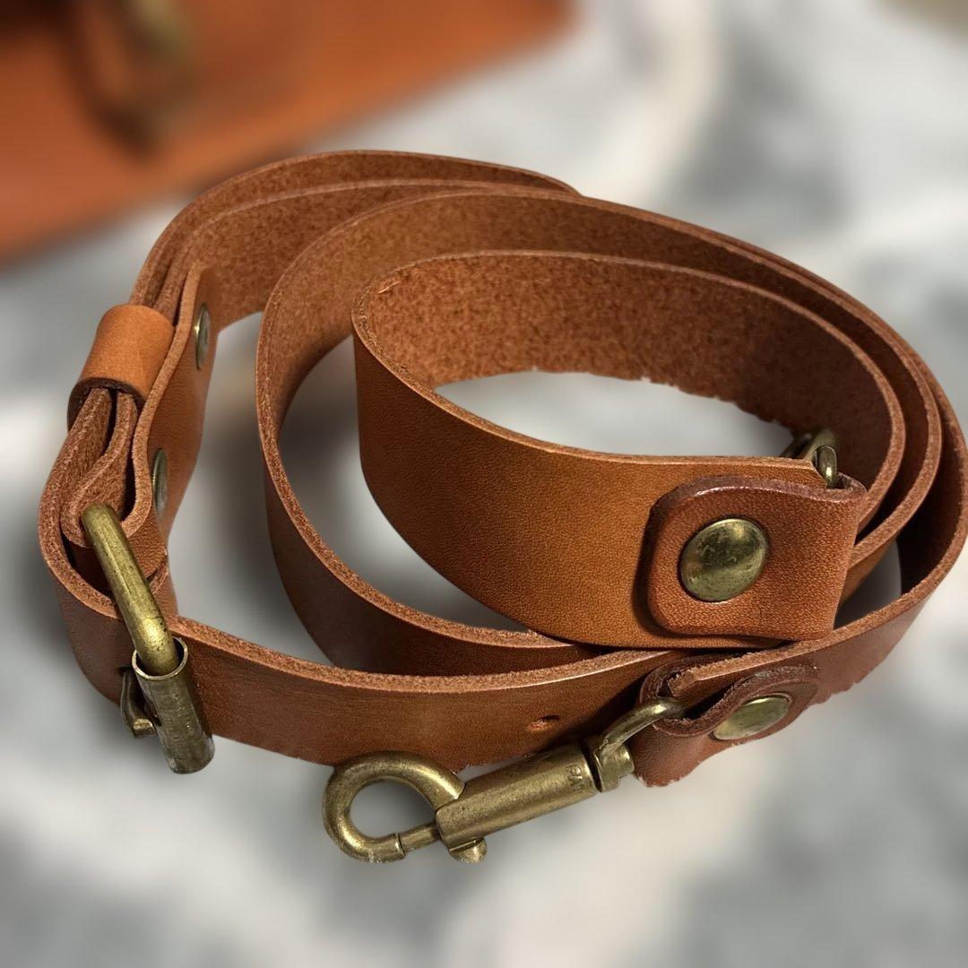 Herz 総かぶせ　横型　2way ビジネスバッグ　Lサイズ　革