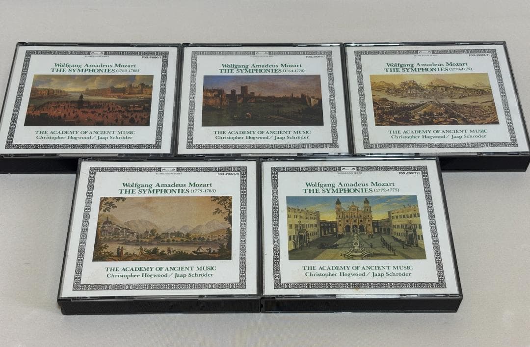 ２０CD◇モーツァルト：交響曲全集　ホグウッド、シュレーダー　エンシェント室内管