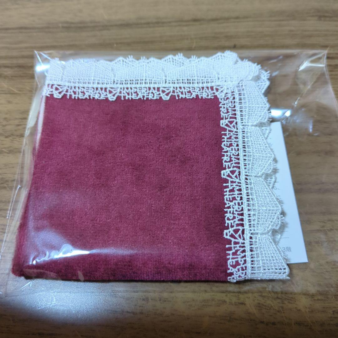 Chikazawa✕帝国劇場　 ワインレッド ハンカチ