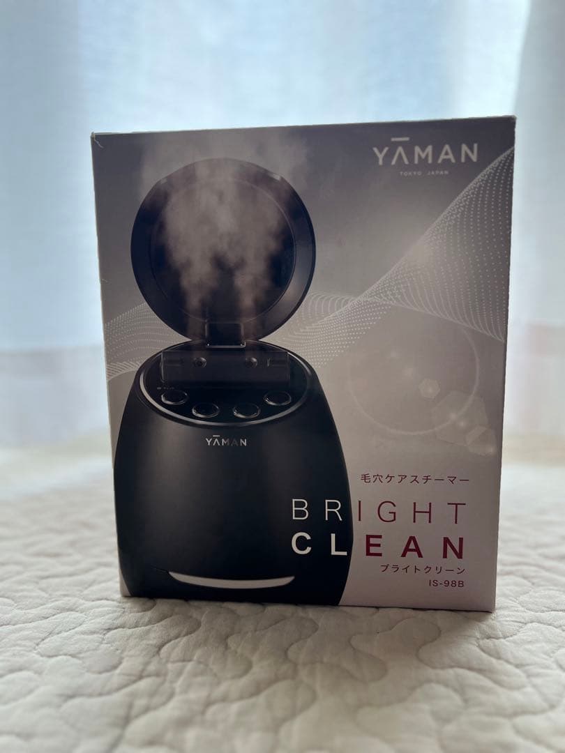 ヤーマン 毛穴ケアスチーマー ブライトクリーン ブラック IS98B