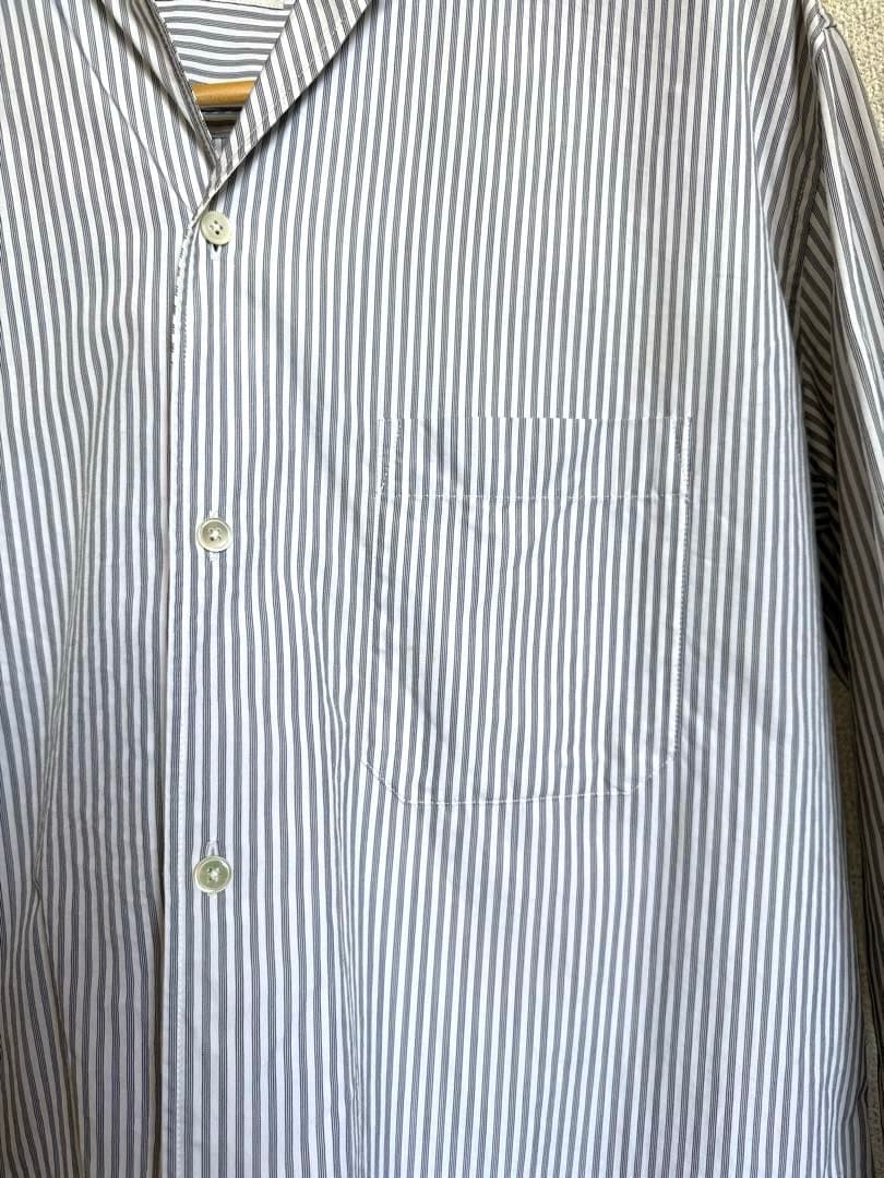 トップス LEMAIRE 22SS COVERTIBLE COLLAR LS SHIRT