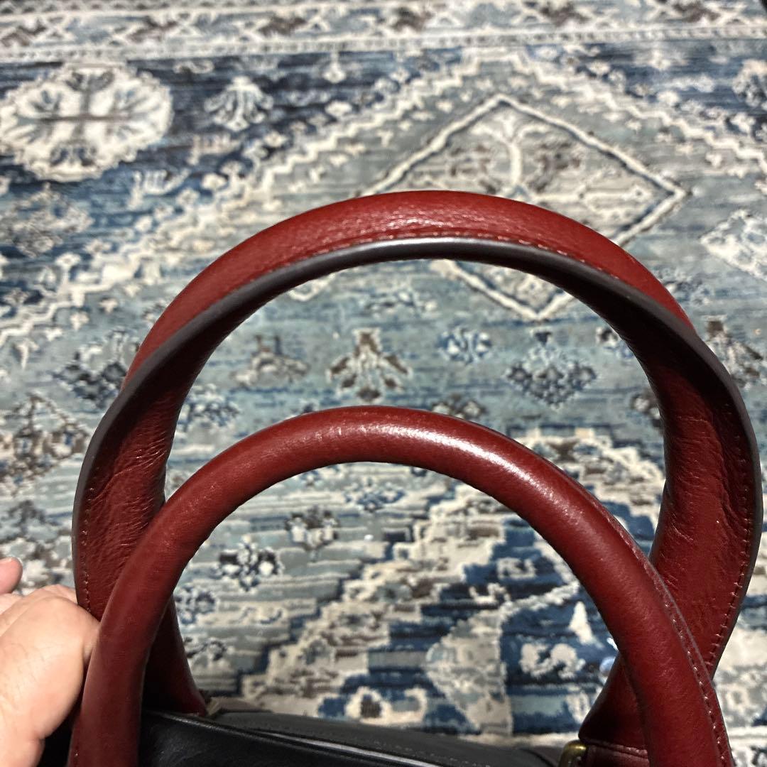 COACH ビジネスバッグ 黒と茶色