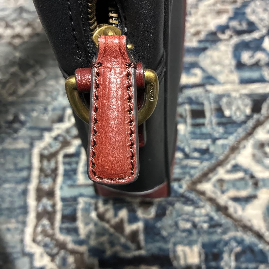 COACH ビジネスバッグ 黒と茶色