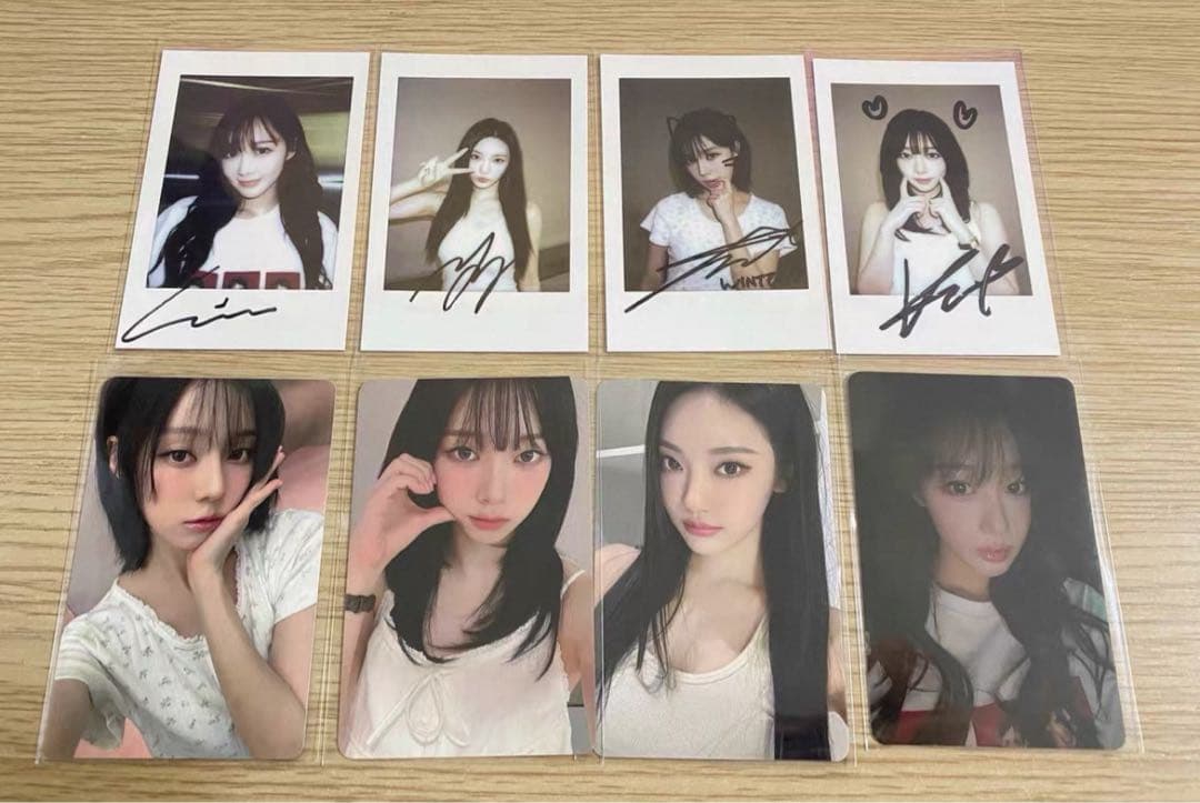 aespa kpopmerch ヨントン トレカ 8枚セット 中華限定 コンプ