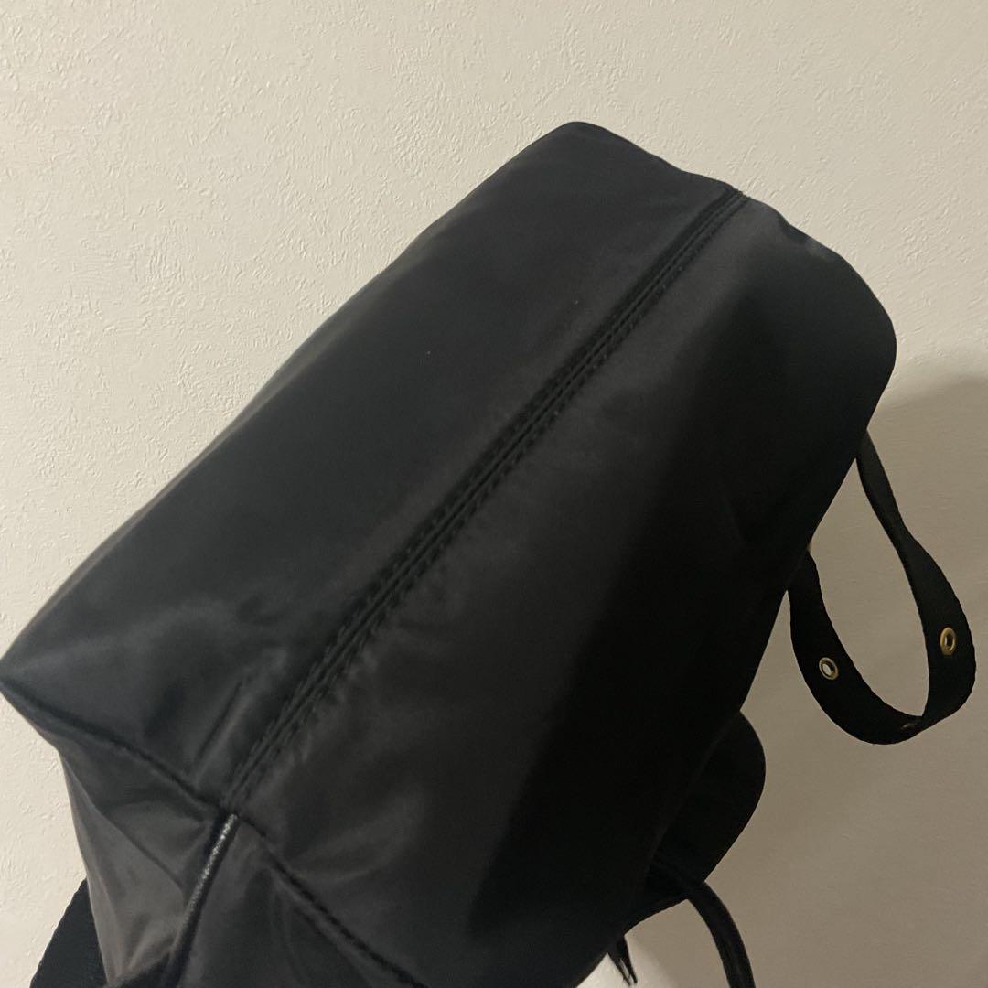 にゃあこ 美品 マークジェイコブス レザー×ナイロン ロゴ バックパック④