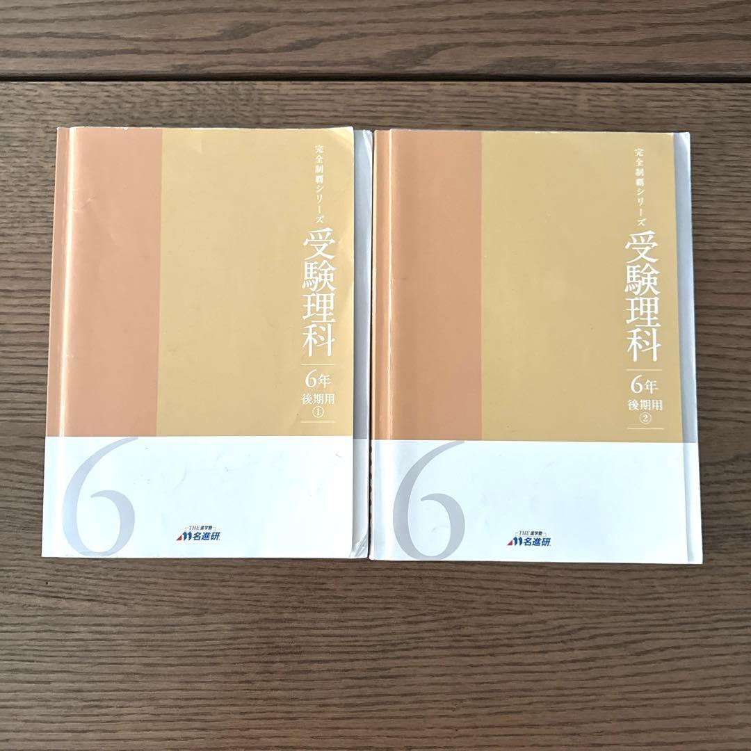 名進研　完全制覇　受験国語　受験算数　受験理科　受験社会　6年　中学受験　17冊