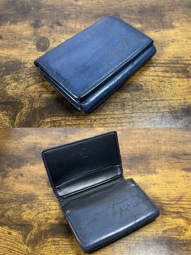 約9.9万円　極美品　Berluti インヴィア フラップ 名刺入れ