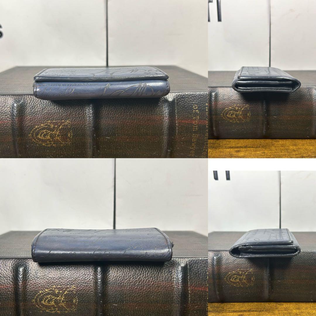 約9.9万円　極美品　Berluti インヴィア フラップ 名刺入れ
