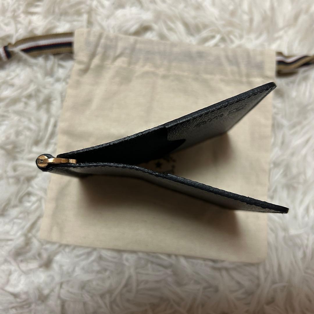 ⭐️未使用級⭐️イルビゾンテ マネークリップ ロゴ型押し ブラック カードケース