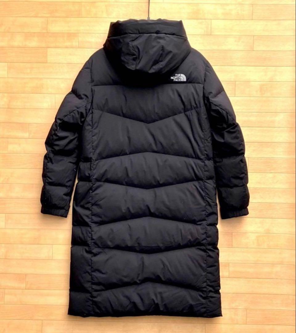 THE NORTH FACE ブラック ダウンジャケット ロング丈