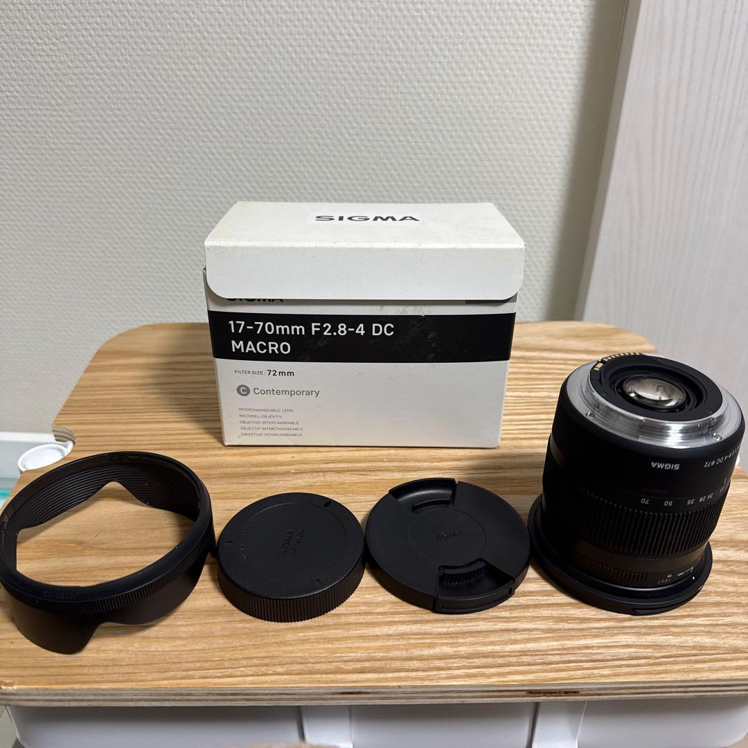 美品 SIGMA DC 17-70mm 1:2.8-4.5 Canonキャノン用