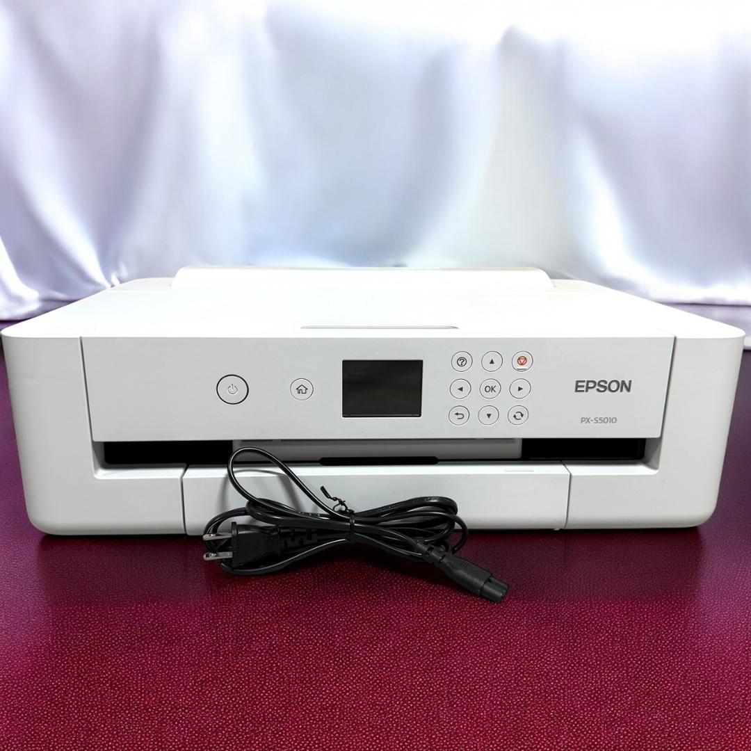 ☆美品 エプソン PX-S5010 ホワイト インクジェットプリンター A3ノビ