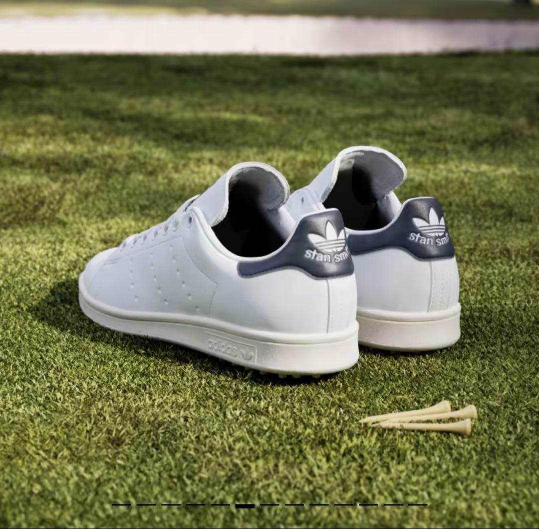 adidas Stan Smith ゴルフシューズ 女性用 ホワイト