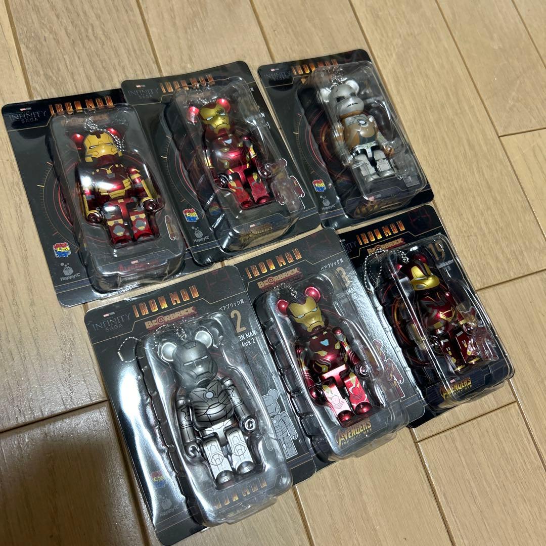 ベアブリック一番くじSP賞他アイアンマン6体