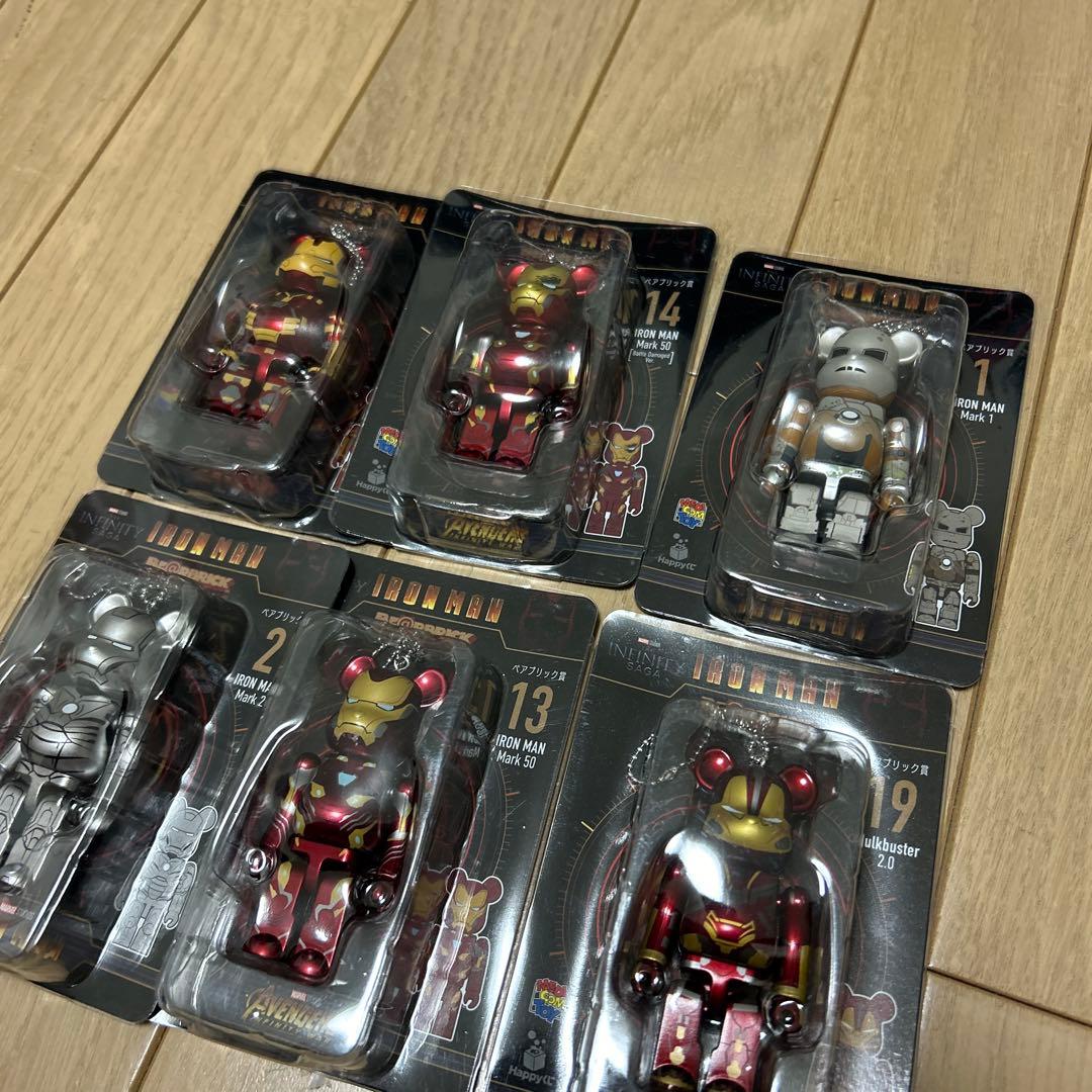 ベアブリック一番くじSP賞他アイアンマン6体