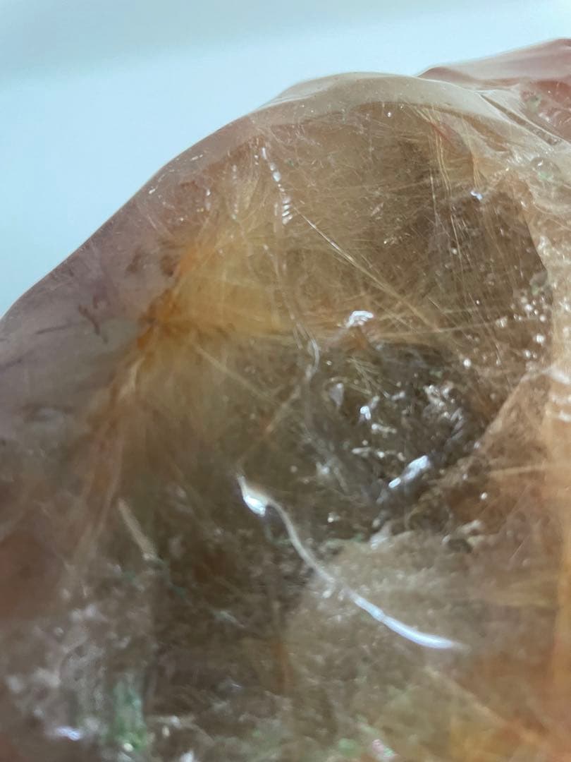 lnashin　特大　希少　1804g 針びっちり　ルチルクォーツ　磨き