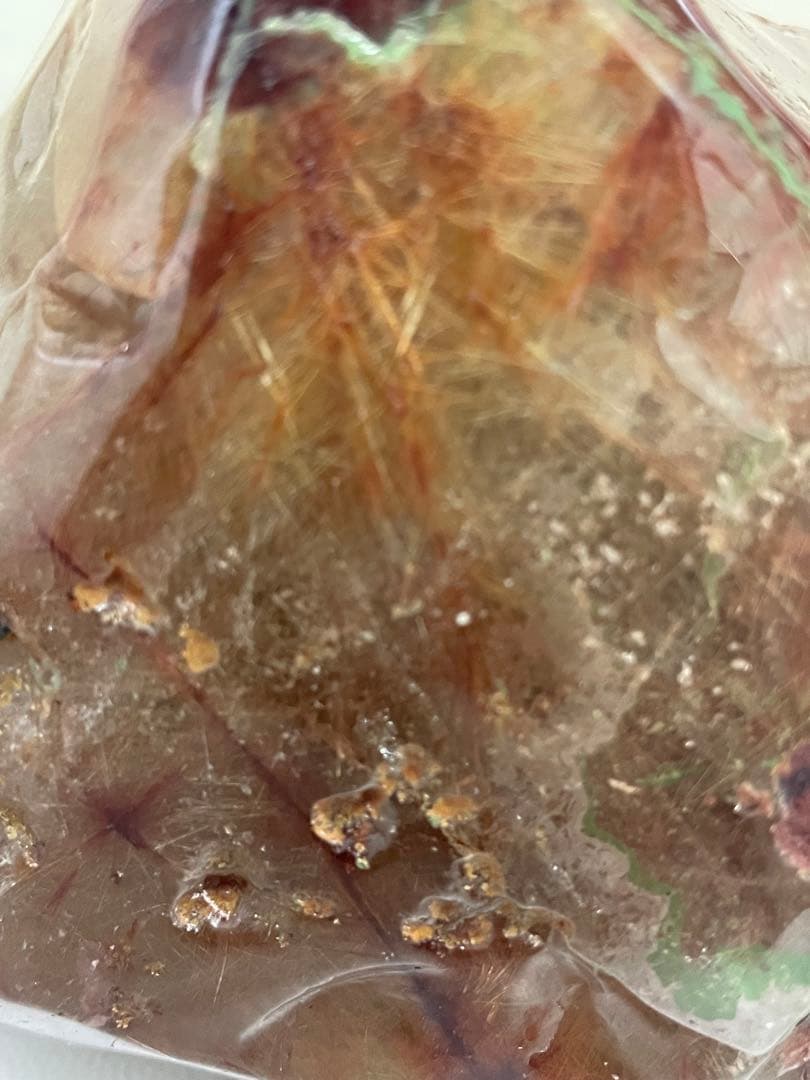 lnashin　特大　希少　1804g 針びっちり　ルチルクォーツ　磨き