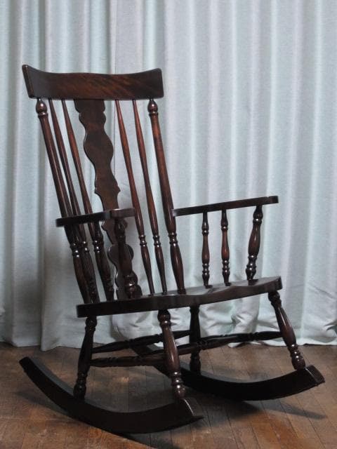 北海道民芸家具 樺 無垢材 HM663型 ロッキングチェア 定価242.000円