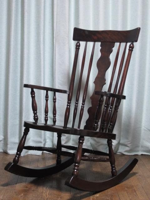 北海道民芸家具 樺 無垢材 HM663型 ロッキングチェア 定価242.000円