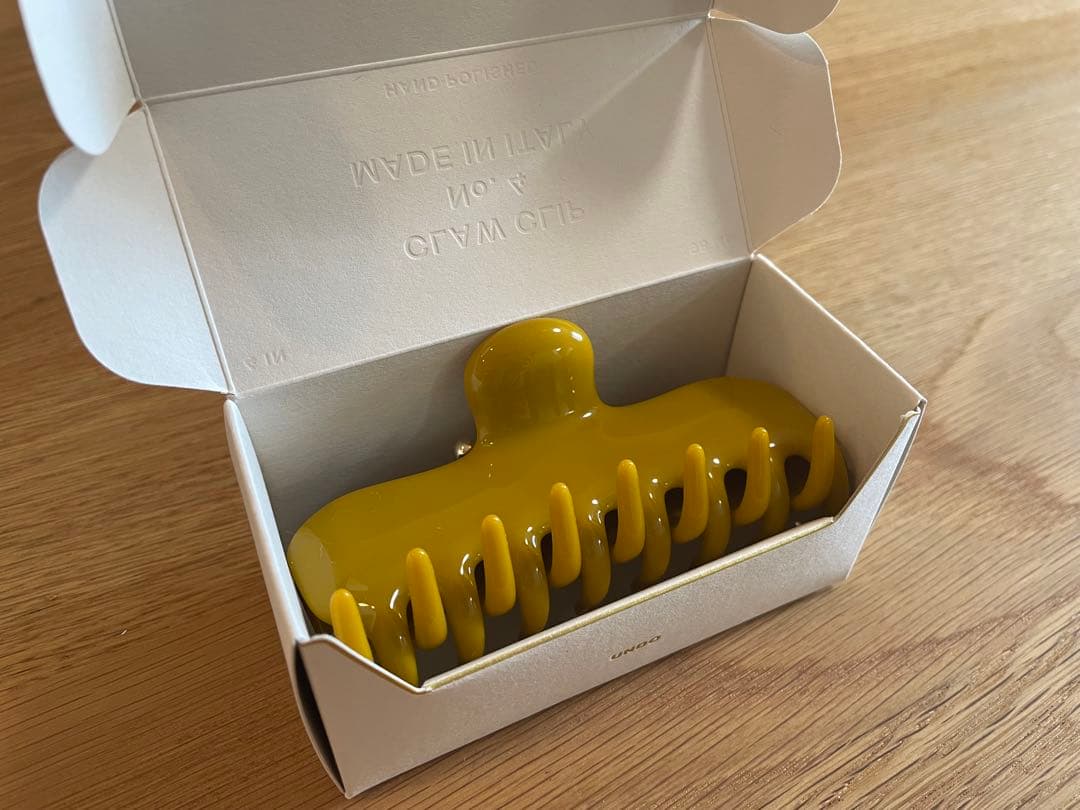 【Undo Hairware】No.4 CLAW CLIP saffron