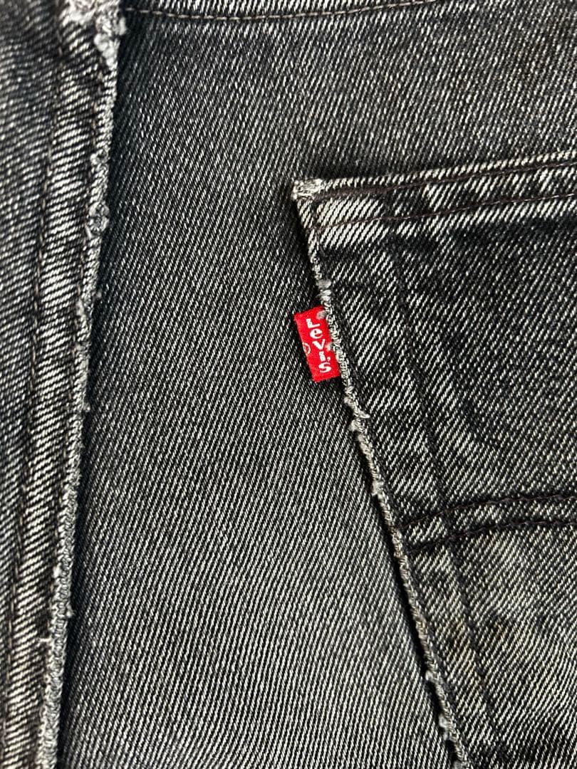 85年製 517 ブラック ユーロリーバイス UK製 ブーツカット W35L34